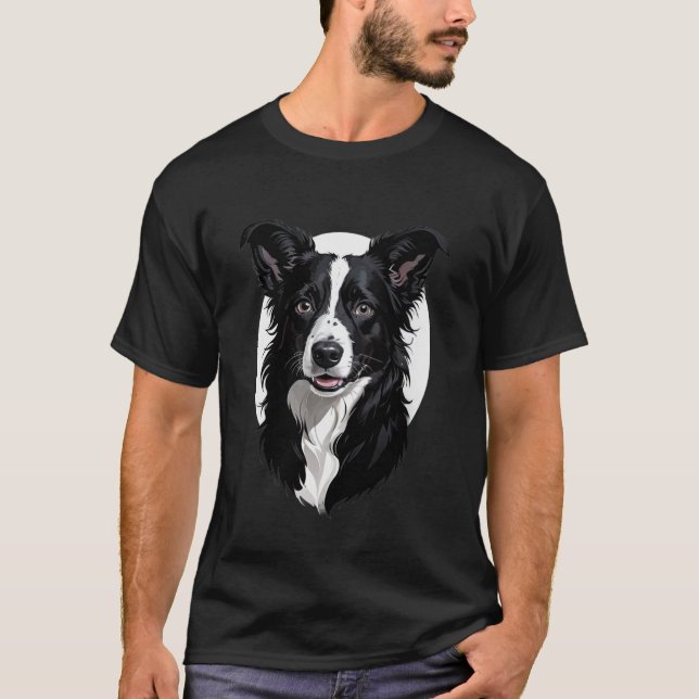 Borde de la camiseta de Collie (Anverso)