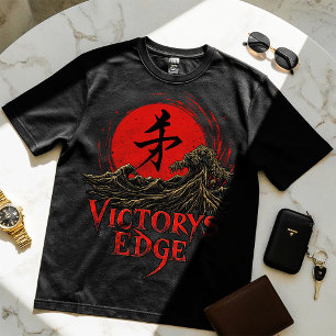 Borde de la Victoria - Camiseta de diseño motivaci