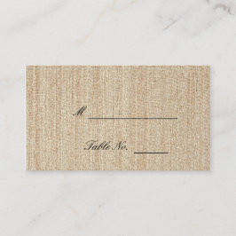 Borde de marea en las tarjetas de plaza Boda de te