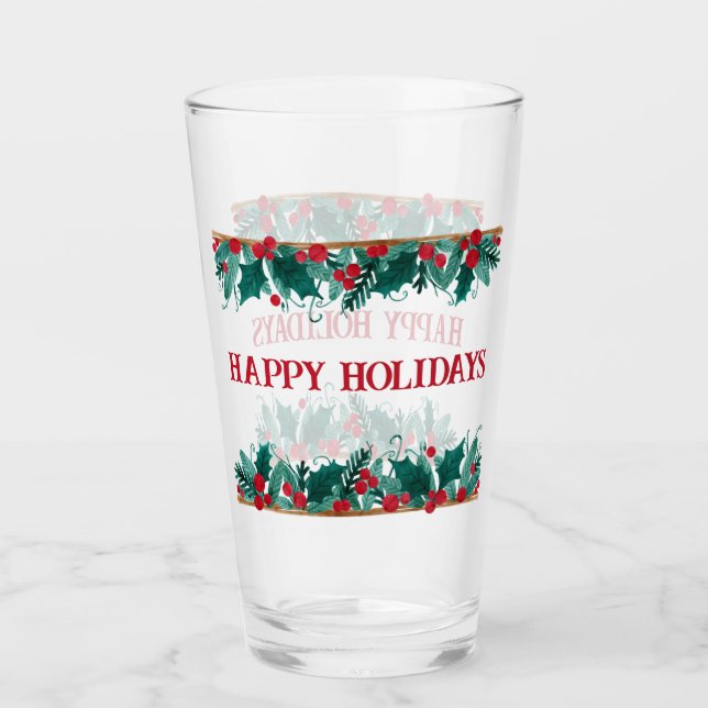 Borde de navidades con texto (Anverso)