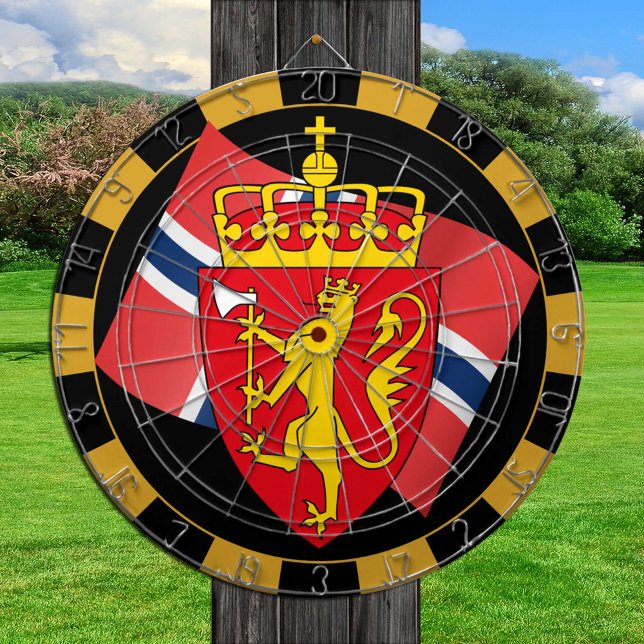 Borde de Noruega y dardos de bandera / tablero de  (Subido por el creador)