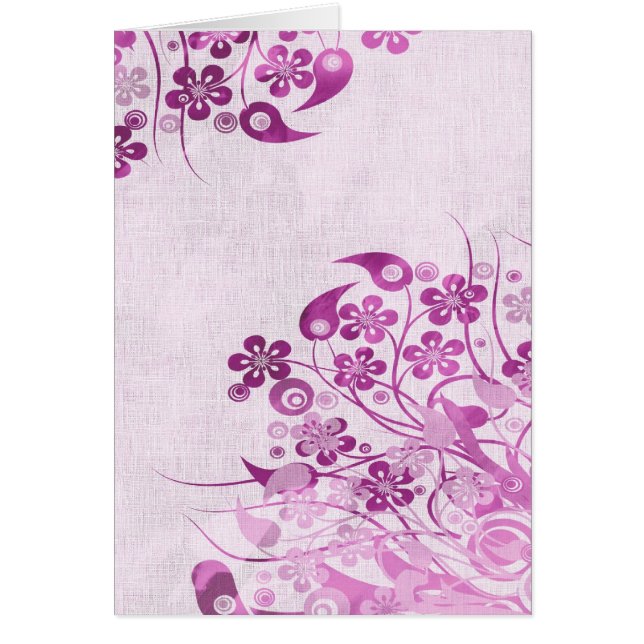 Borde floral magenta (Frente)