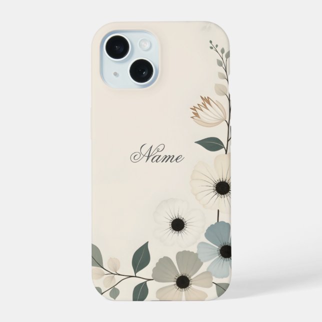 Borde Floral Personalizado (Reverso )