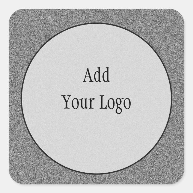 Borde gris de piedra con Pegatina central claro (Anverso)