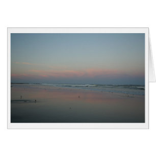 Borde I del mar de la puesta del sol