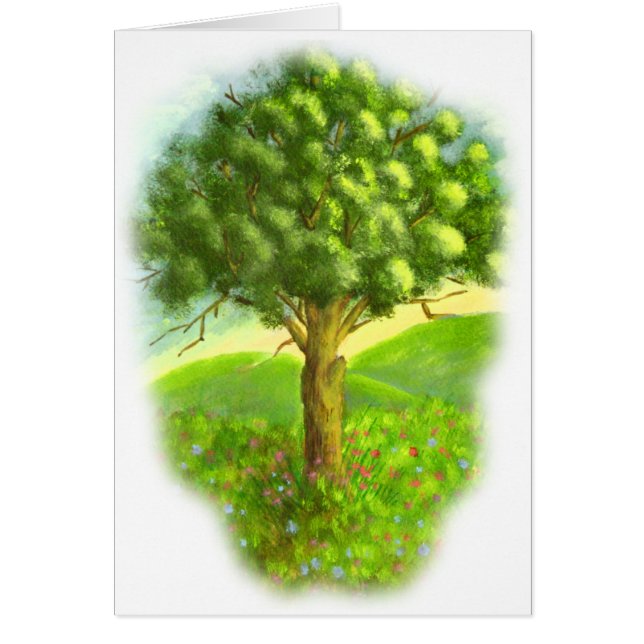 Borde o el prado: Pintura de paisaje de la (Frente)