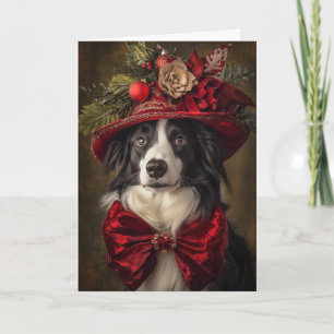 Border Collie Navidad Victoriano Perro