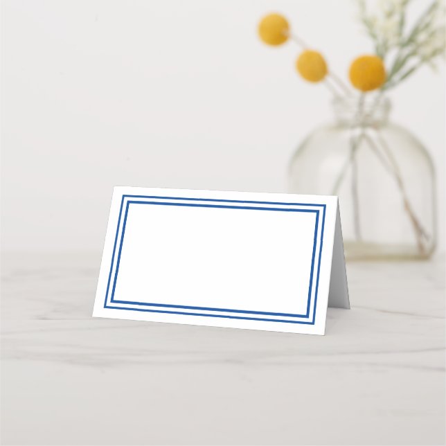 Bordes de tarjetas de lugar de nombre plegado (Anverso)