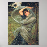 BOREAS - IMPRESIÓN JOHN WATERHOUSE O PAPEL DE DECO<br><div class="desc">Una de las pinturas más caras y preciadas de John William Waterhouse. Describa en 1904 por la Real Academia Británica de Arte como sigue: "en los tonos de pizarra y azul soplados por el viento, un chica pasa por un paisaje primaveral acentuado por la flor rosa y los adaférides". Boreas...</div>