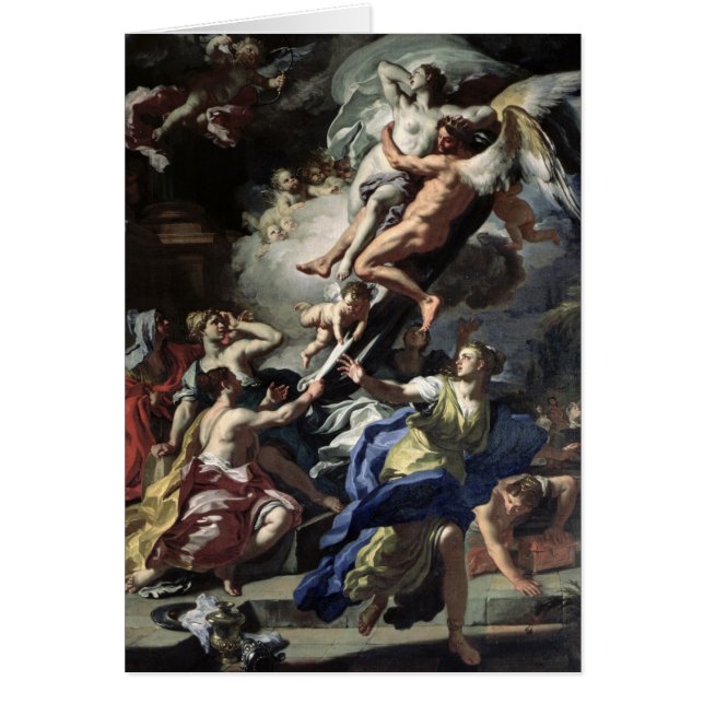 Boreas que secuestra Oreithyia (Frente)