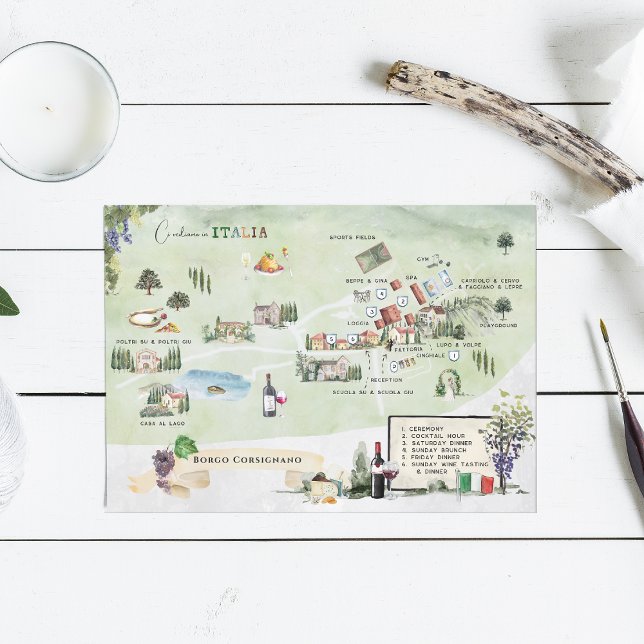 Borgo Corsignano | Invitación al mapa del itinerar (Subido por el creador)