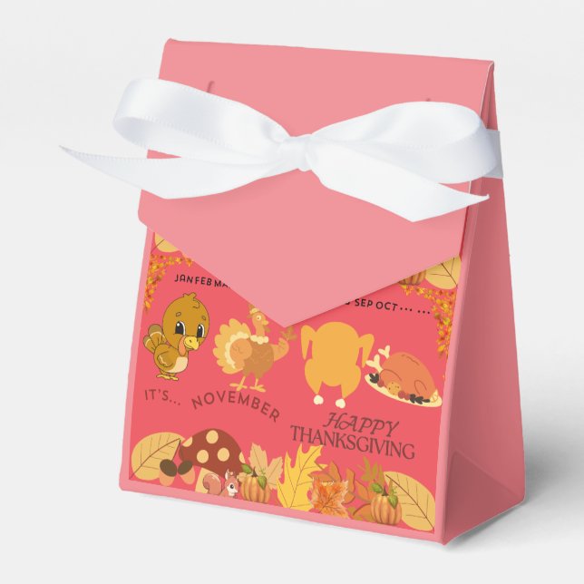 Borgoña - Cajas de carpas de Acción de Gracias (Front Side)