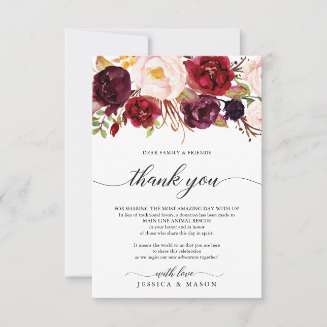 Borgoña Marsala en lugar de la tarjeta de lugar fa (Anverso)