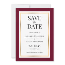 Borgoña y Boda de Oro salvan las tarjetas de fecha