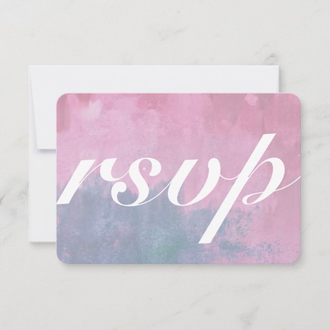 Borgoña y bodas de la marina RSVP con opciones de  (Anverso)