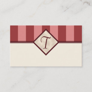 Borgoña y tarjetas rosadas del registro de regalos