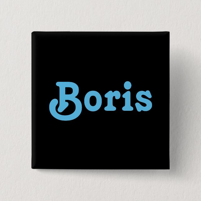 Boris del botón (Anverso)