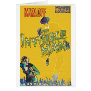 Boris Karloff como el hombre invisible