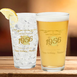 Born in 1956 70th birthday party drinks barware