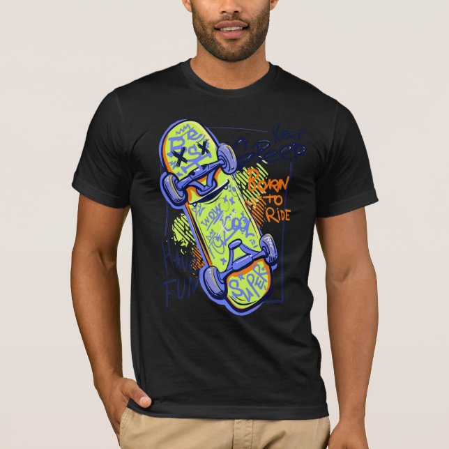 Born to ride Camiseta (Anverso)
