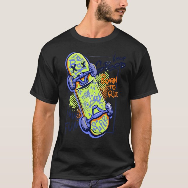 Born to ride Camiseta (Anverso)