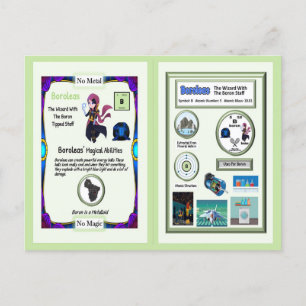 Boroleas - Tarjeta de compraventa Boron