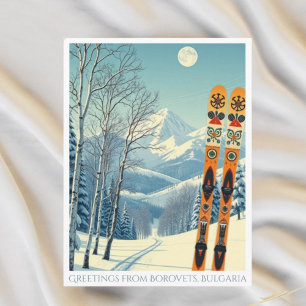 Borovets, vacaciones de esquí en Bulgaria postal r