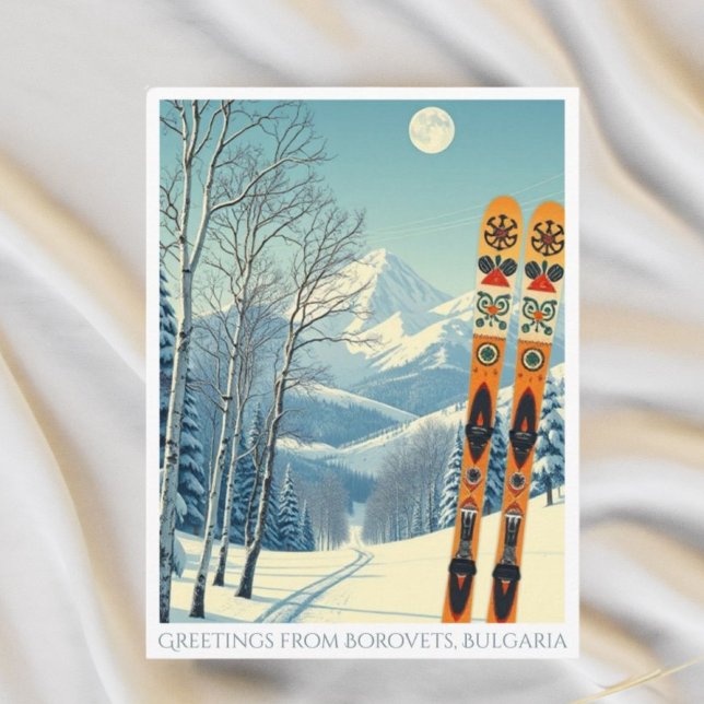 Borovets, vacaciones de esquí en Bulgaria postal r (Subido por el creador)