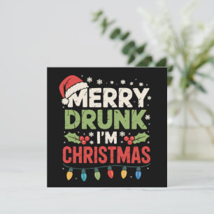 Borracho Alegre Soy Navidad Divertido Santa Bromas
