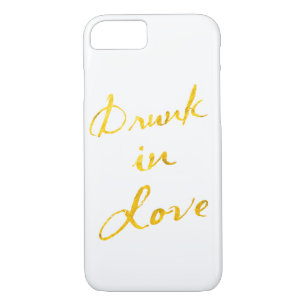 Borracho en el Funda del iPhone 7 de amor - blanco