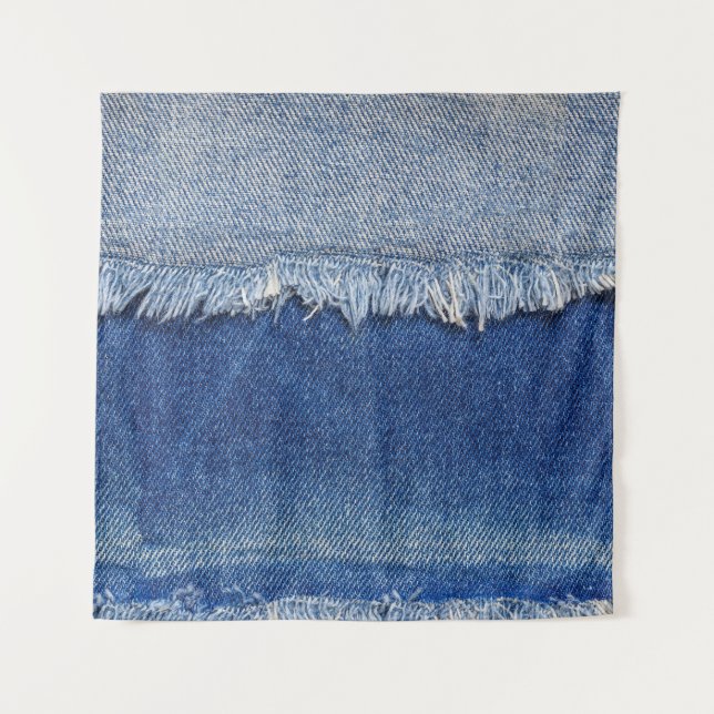 Borrado de Denim Jeans Fondo de tela (Anverso)