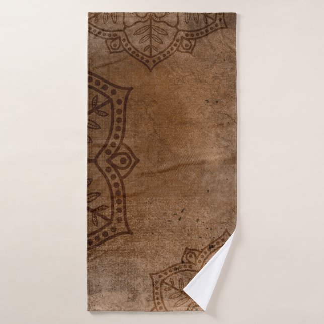 Borrador vintage de fondo (Toalla de baño)