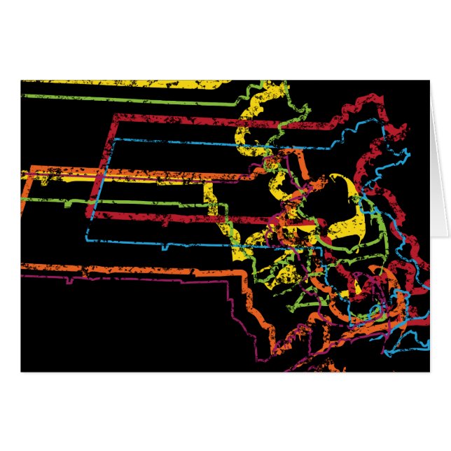 borrón de orgullo de massachusetts (Anverso (Horizontal))