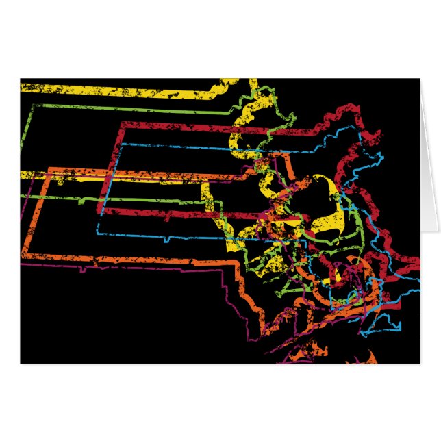 borrón de orgullo de massachusetts (Anverso (Horizontal))