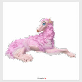 Borzoi Die Cut Vinyl Pegatina