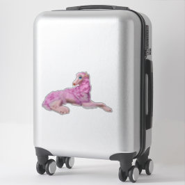 Borzoi Die Cut Vinyl Pegatina