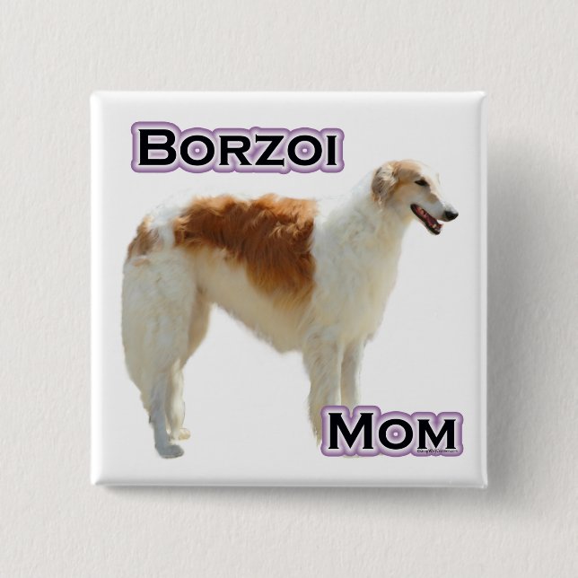 Borzoi Mom 4 - Botón (Anverso)