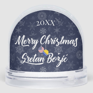 Bosnian American Bilingual Merry Christmas