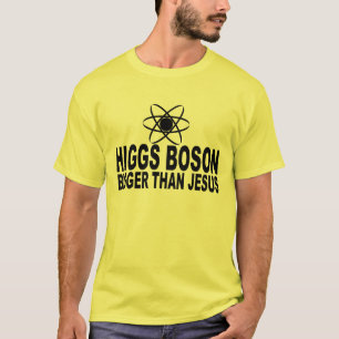 Bosón de Higgs más grande que las camisetas de