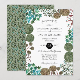 Bosque arbolado forestal | Boda | Invitación