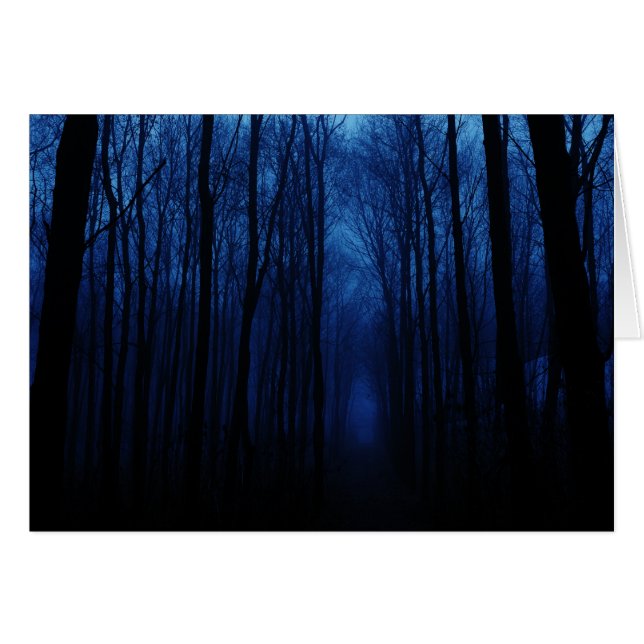 Bosque azul profundo (Anverso (Horizontal))