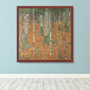Bosque de abedules por Gustav Klimt, Arte Nouveau 