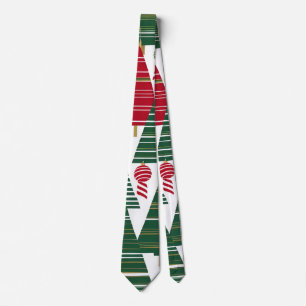 bosque de árbol de navidad corbata