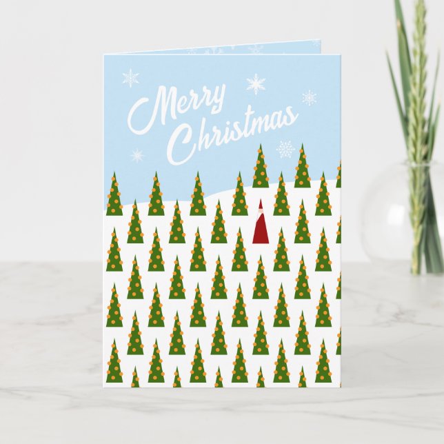 Bosque de árboles de Navidad (Anverso)