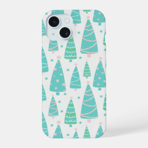 Bosque de árboles de Navidad pastel
