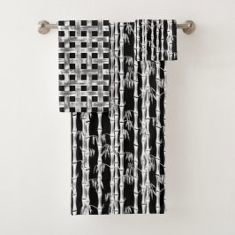 Bosque de Bambú a mediados del siglo Moderno Negro