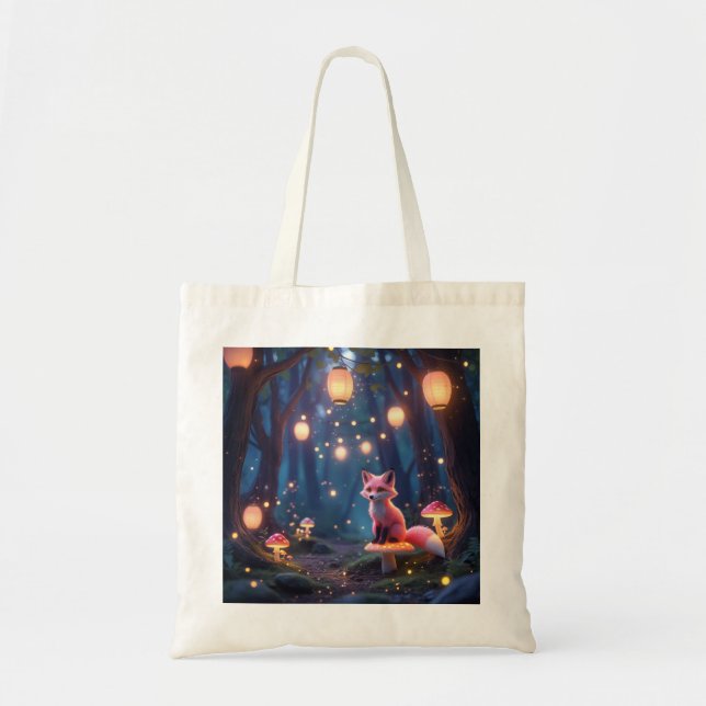 Bosque de Crepúsculo caprichoso - Bolsa de Tote de (Frente)