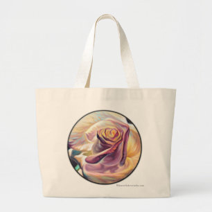 Bosque de hadas y Bolsa de Tote grande de Rosa de 