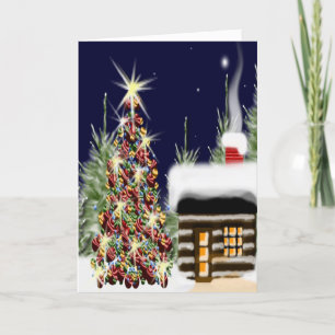 Bosque de Invierno de Cabina de Árbol de Navidad C