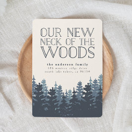 Bosque de invierno | Invitación móvil de árbol de 